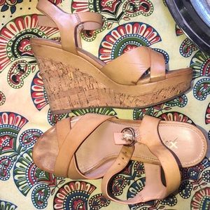 Brown wedge Shoes